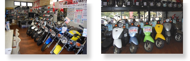 モトフリーク 店内 モトフリーク 店内